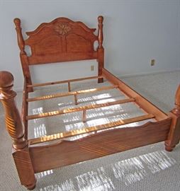 Four poster queen bed