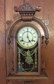 Working antique wall clock