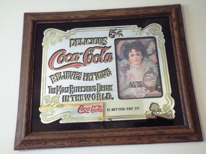 Coca-Cola plaque