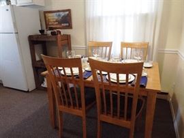 Light Oak Dinette set