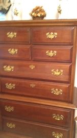 Dixie Furniture Company
solid mahogany chest on chest
