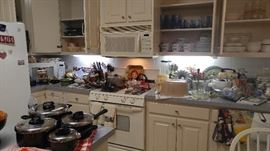 Full kitchen pots pans & more