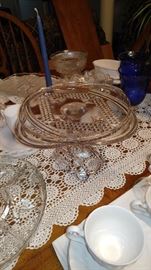 Heisey Glass Cake plate
