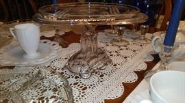 Heisey Glass Cake plate