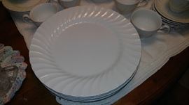 Johnson Brothers white dishes
