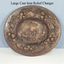 Artz Iron Cast Large Repuosse Charger