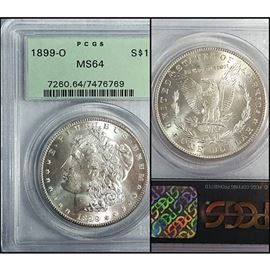 Cur Coins MS64 Morgan 1899 O Silver Dollar PCGS Graded OGH