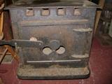 Wonderful Old Cast Iron Fireplace stove w/ blower