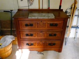 Marble topped chest of drawers excellent condition 1800's