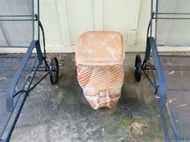 ceramic snail chair or end table.