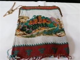 Beautiful antique beaded purse 