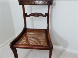 wicker bottom utility chair excellent condition