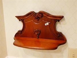 early 19 th century carved wall shelf