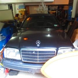 1995 Mercedes Convertible Black 6 Cylinders