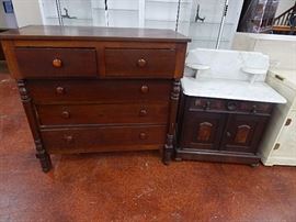 Mid 1800's Cherry Gentlman's Chest