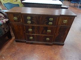 Flame Mahogany Server