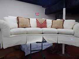 Drexel Heritage Curved Sofa