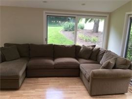 Crate & Barrel Sectional with Chaise