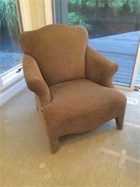 Chair and Matching Ottoman