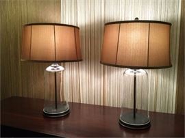 Decorative Table Lamps believed to be Pottery Barn or Arhaus
