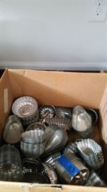 Metal candy and jelly molds