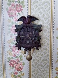 Keebler Clock Co. Pendulette Coo Coo Clock - miniature