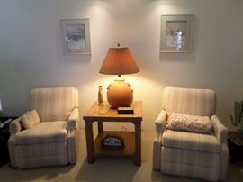 Vintage Recliners-Excellent Condition  $ 150 pair