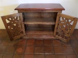 Carved Mexican Cabinet