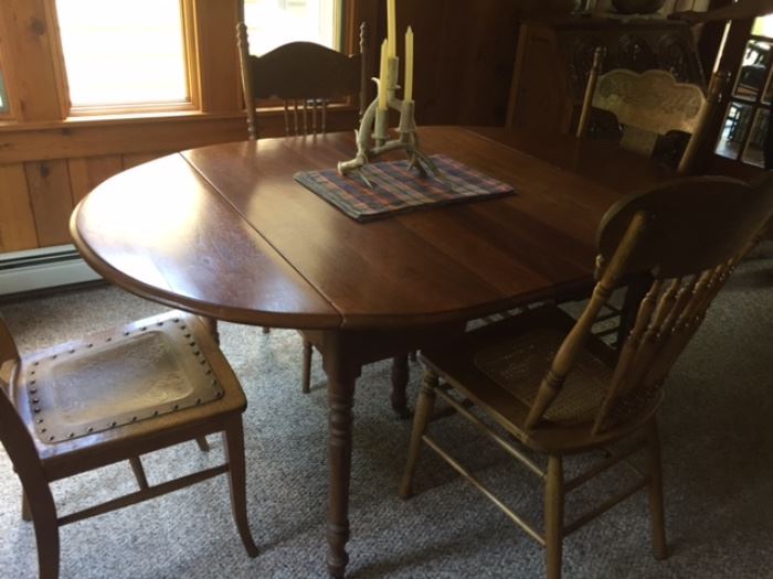 Beautiful antique walnut dining table