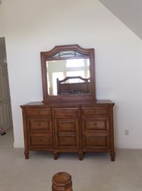 ART Furniture bedroom set with beautiful Mackinac Bridge inspired detail!