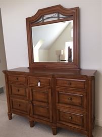 ART Furniture bedroom set with beautiful Mackinac Bridge inspired detail!