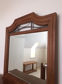 ART Furniture bedroom set with beautiful Mackinac Bridge inspired detail!