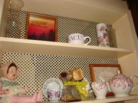 Collectible doll and tea set