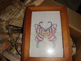 Butterfly needlepoint