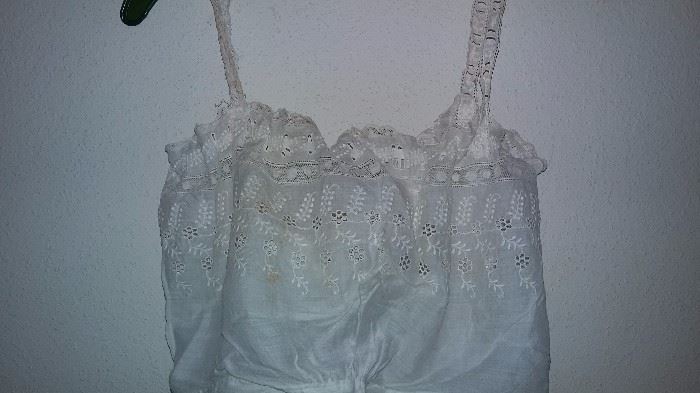Antique lace camisole...circa 1900's.