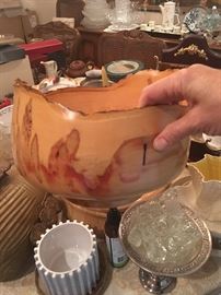 Signed Wood Bowl