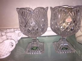 SHANNON CRYSTAL AND more glassware throughout the home