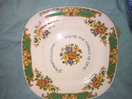 Precious Antique and Vintage plates, china, pottery and so much more