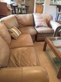 Leather Sectional