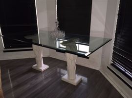 Glass Buffet Table