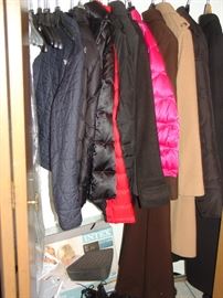 a small portion of the coats