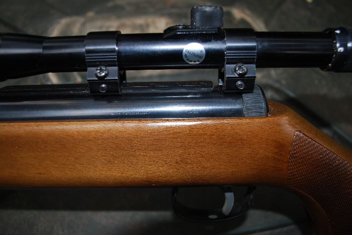 German Made "Diana" .177 Pellet Rifle w/ Tasco Scope. Manufactured June 1966.
