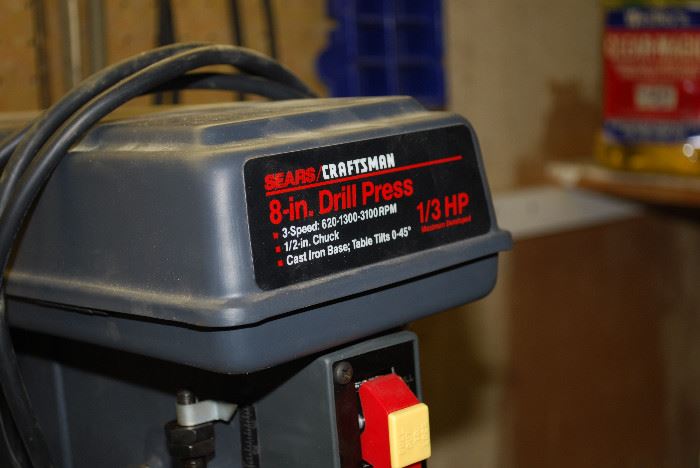 Craftsman Model 113.213100 8-Inch Bench Drill Press. 