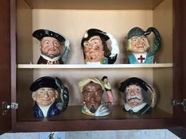 25 Royal Doulton character jugs