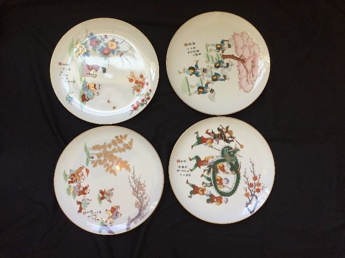 PLATE COLLECTION to include: BOEHM; Lladro; Russian Fairy Tails by Heinrich Porgellan; Madame Butterfly; Endangered species; von Heidi Keller; Heliel;fresh water game fish; Royal Doulton Harlequin; “The Romantic Poets” (Incolay); Santini’s Madonna and Child; Charles Dechens; more!
