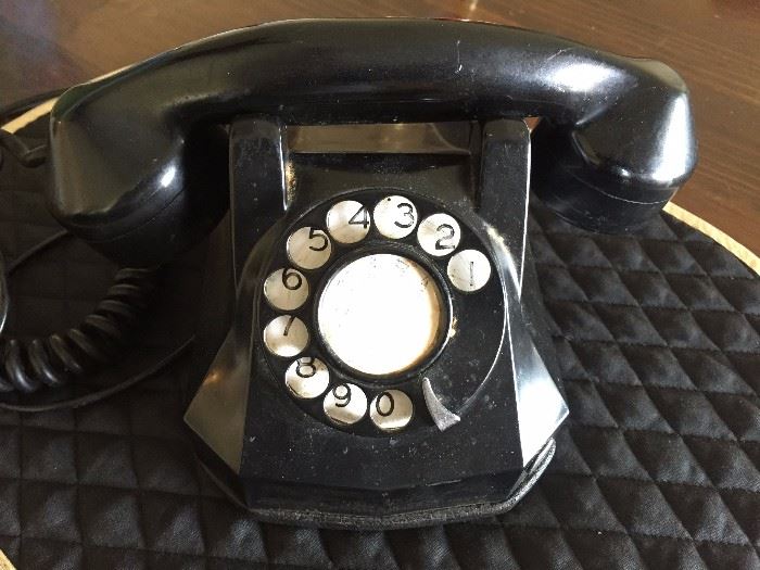 Antique rotary phone
