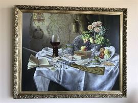 F. Muller oil - still life