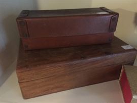 Vintage wooden boxes 