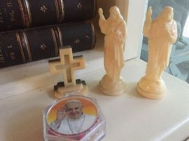 Vintage plastic Sacred Heart of Jesus, 