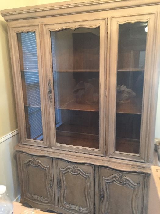Dining room china cabinet, matches larger one